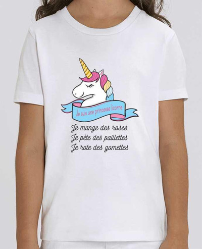 T-shirt Enfant Je suis une princesse licorne Par tunetoo