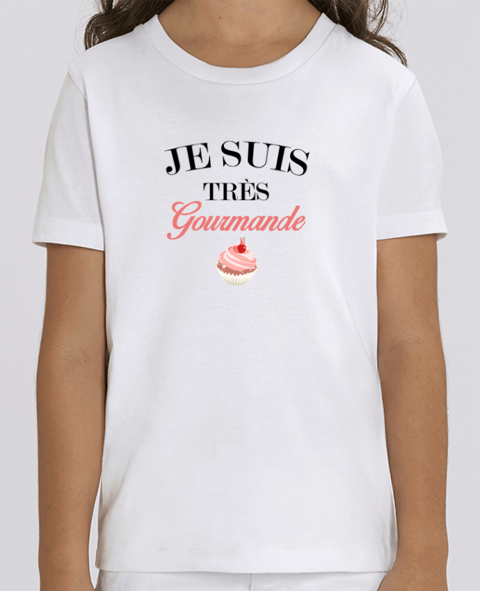 Kids T-shirt Mini Creator Je suis très gourmande Par tunetoo