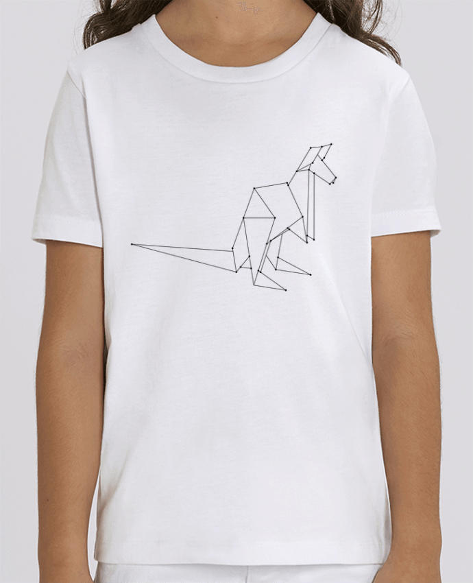Camiseta Infantil Algodón Orgánico MINI CREATOR Origami kangourou Par /wait-design