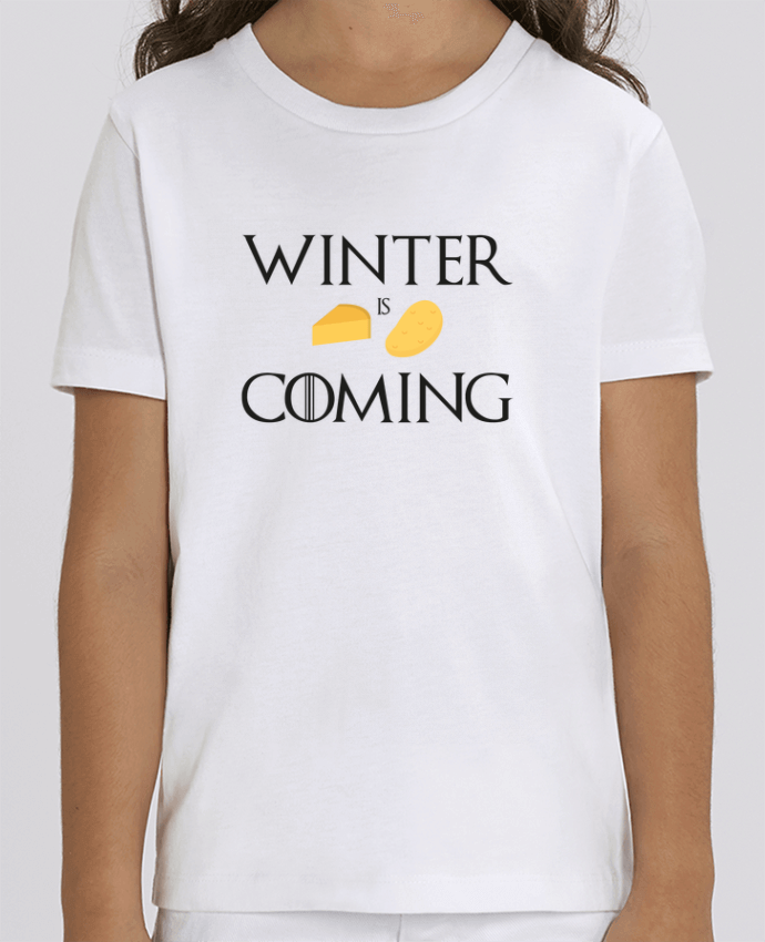 Camiseta Infantil Algodón Orgánico MINI CREATOR Winter is coming Par Ruuud