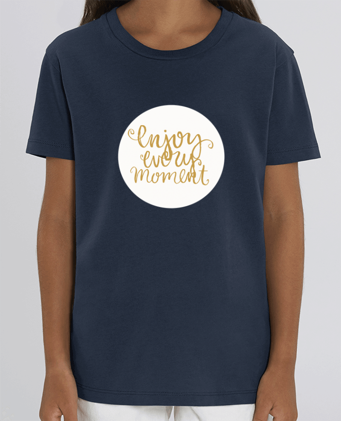 Camiseta Infantil Algodón Orgánico MINI CREATOR Enjoy every moment Par Les Caprices de Filles