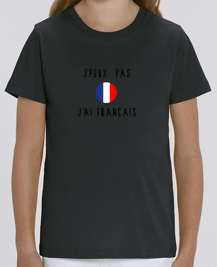 Camiseta Infantil Algodón Orgánico MINI CREATOR J'peux pas j'ai français Par Les Caprices de Filles