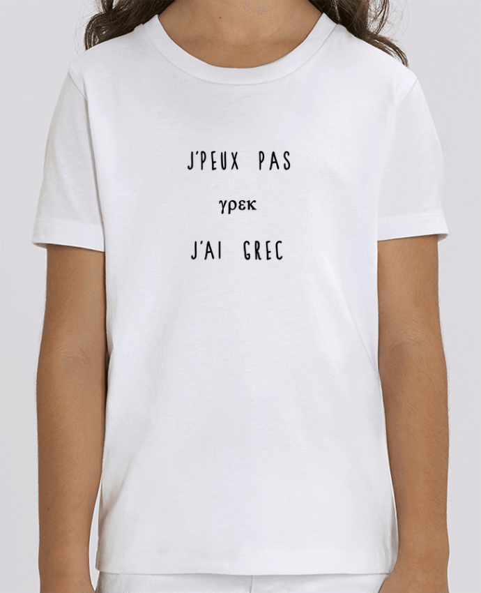Kids T-shirt Mini Creator J'peux pas j'ai grec Par Les Caprices de Filles