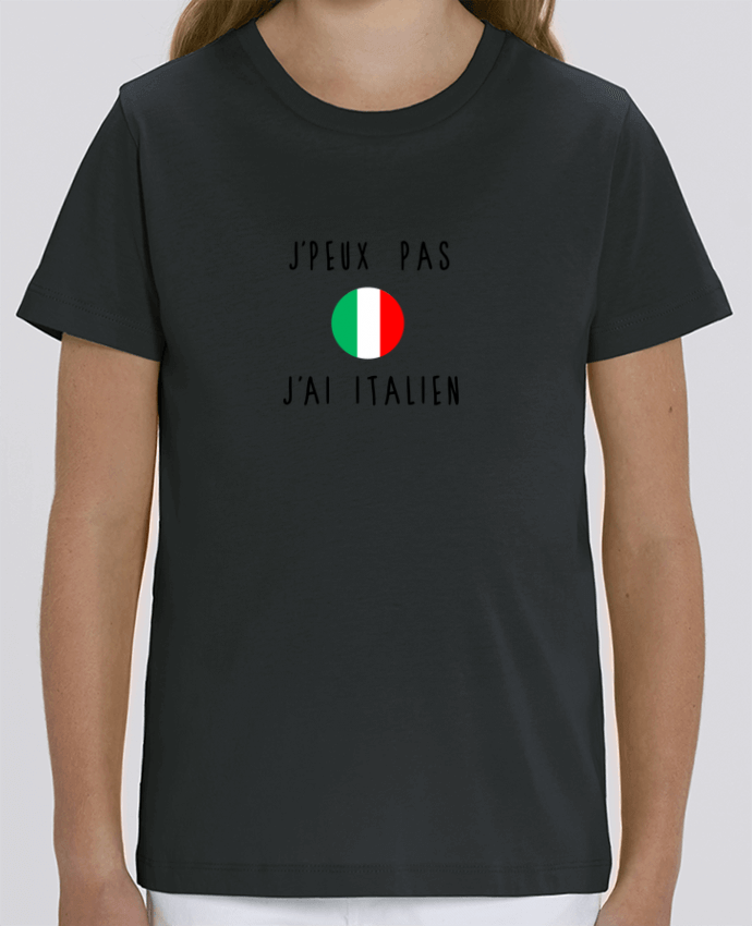 T-shirt Enfant J'peux pas j'ai italien Par Les Caprices de Filles