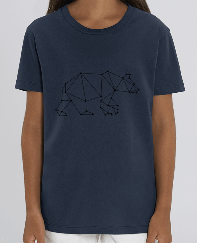 Camiseta Infantil Algodón Orgánico MINI CREATOR Bear origami Par /wait-design