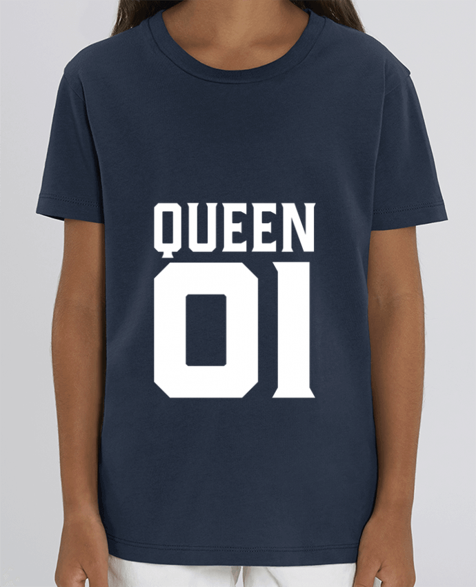 Camiseta Infantil Algodón Orgánico MINI CREATOR queen 01 t-shirt cadeau humour Par Original t-shirt