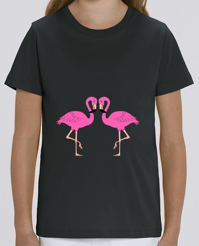 Camiseta Infantil Algodón Orgánico MINI CREATOR Flamingo Par M.C DESIGN 