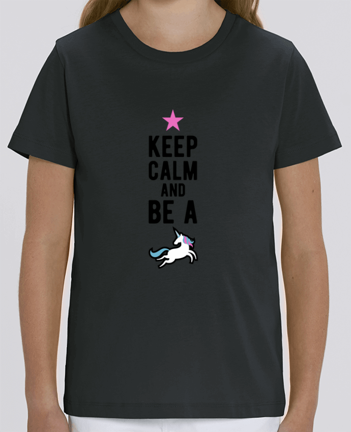 Camiseta Infantil Algodón Orgánico MINI CREATOR Be a unicorn humour licorne Par Original t-shirt