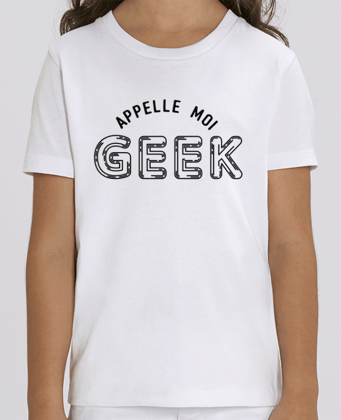 T-shirt Enfant Appelle moi geek Par tunetoo