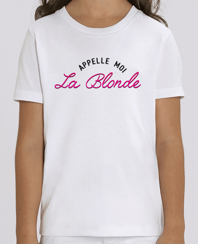 Kids T-shirt Mini Creator Appelle moi la blonde Par tunetoo