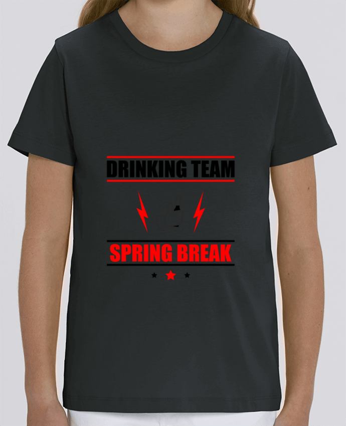 Camiseta Infantil Algodón Orgánico MINI CREATOR Drinking Team Spring Break Par Benichan