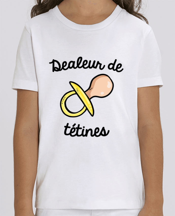 Camiseta Infantil Algodón Orgánico MINI CREATOR Dealeur de tétines Par FRENCHUP-MAYO