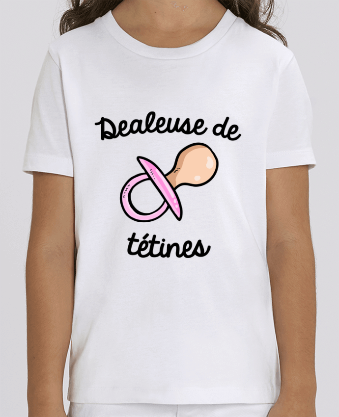 Camiseta Infantil Algodón Orgánico MINI CREATOR Dealeuse de tétines Par FRENCHUP-MAYO