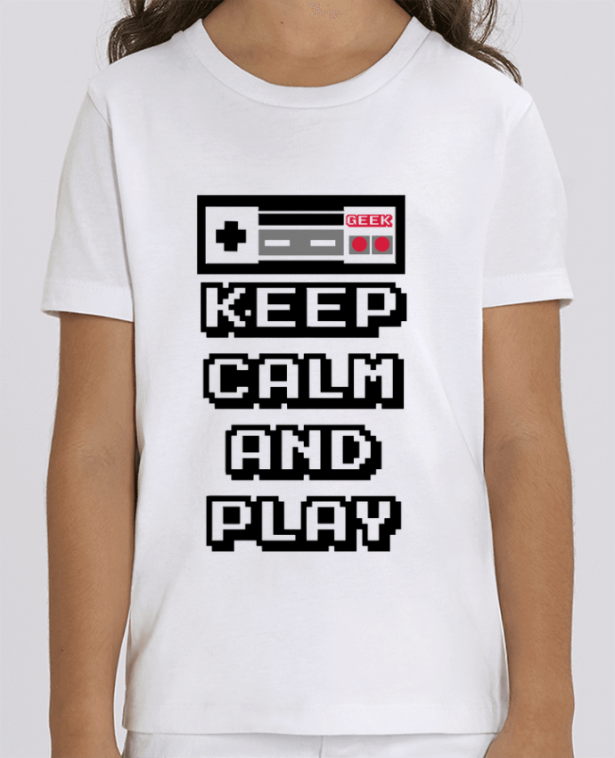 Camiseta Infantil Algodón Orgánico MINI CREATOR KEEP CALM AND PLAY Par SG LXXXIII