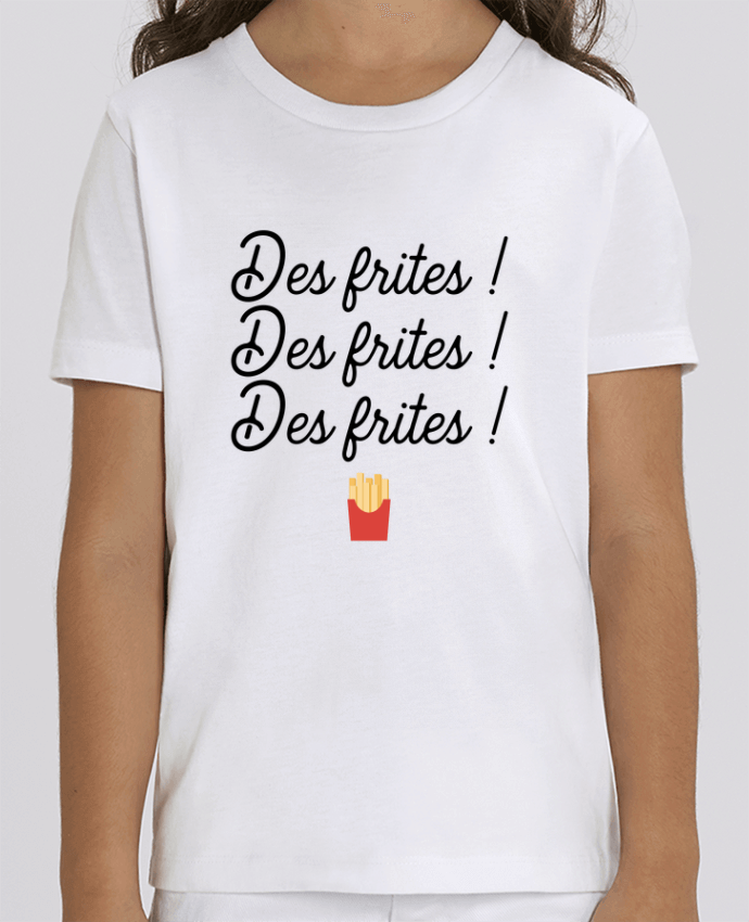 Tee Shirt Enfant Bio Stanley MINI CREATOR Des frites ! Par Original t-shirt