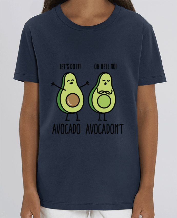 Camiseta Infantil Algodón Orgánico MINI CREATOR Avocado avocadont Par LaundryFactory