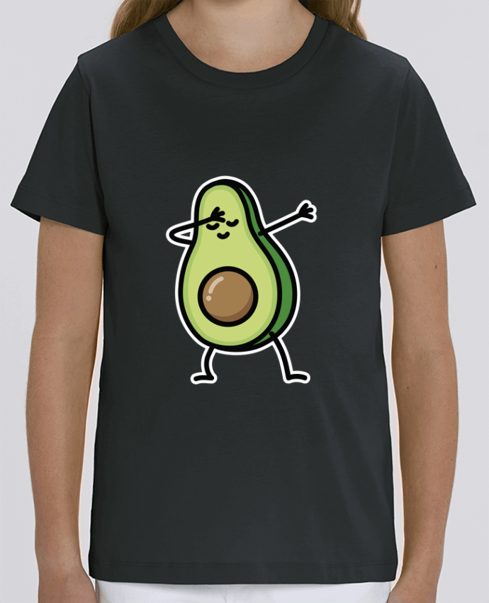 Camiseta Infantil Algodón Orgánico MINI CREATOR Avocado dab Par LaundryFactory