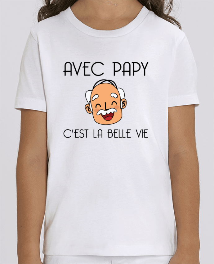Kids T-shirt Mini Creator Avec papy c'est la belle vie ! Par tunetoo