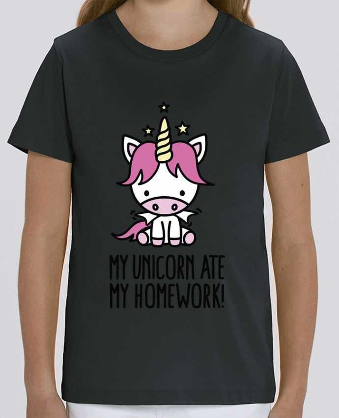 T-shirt Enfant My unicorn ate my homework Par LaundryFactory