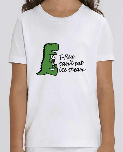 T-shirt Enfant TREX CANT EAT ICE Par LaundryFactory