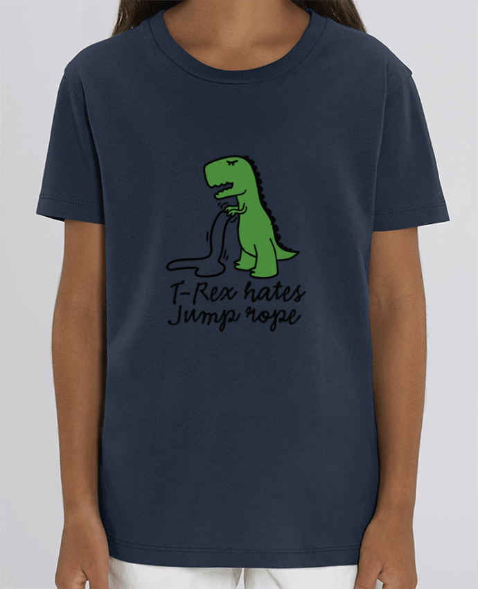 Kids T-shirt Mini Creator TREX HATES JUMP ROPE Par LaundryFactory