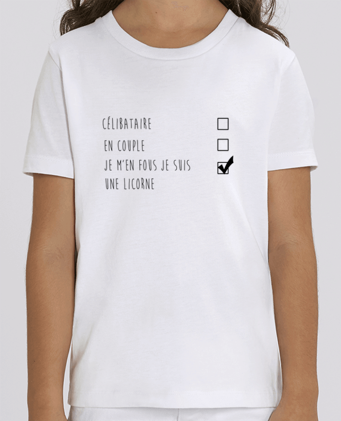 T-shirt Enfant je m'en fou je suis une licorne Par DesignMe