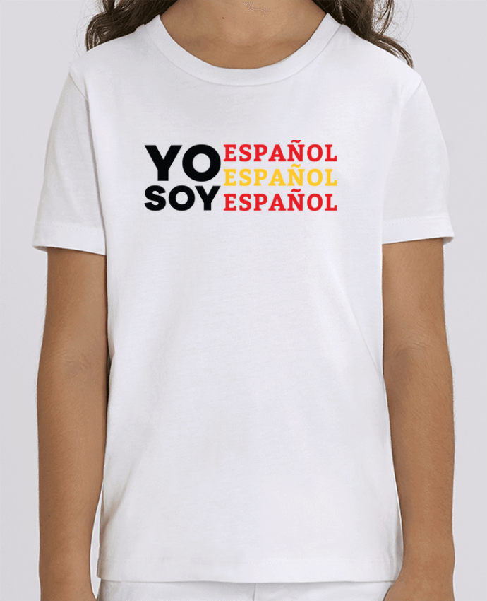 Camiseta Infantil Algodón Orgánico MINI CREATOR Yo soy español español español Par tunetoo