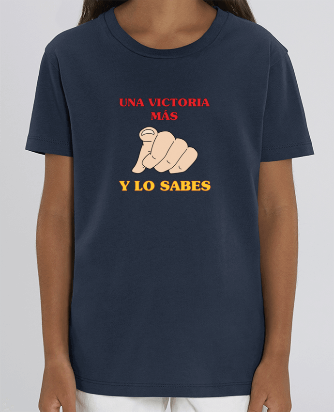 Camiseta Infantil Algodón Orgánico MINI CREATOR Una victoria más y lo sabes Par tunetoo