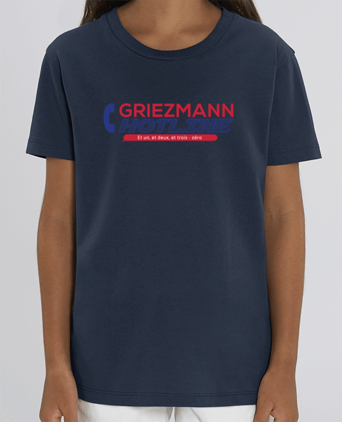Camiseta Infantil Algodón Orgánico MINI CREATOR Griezmann Hotline Par tunetoo