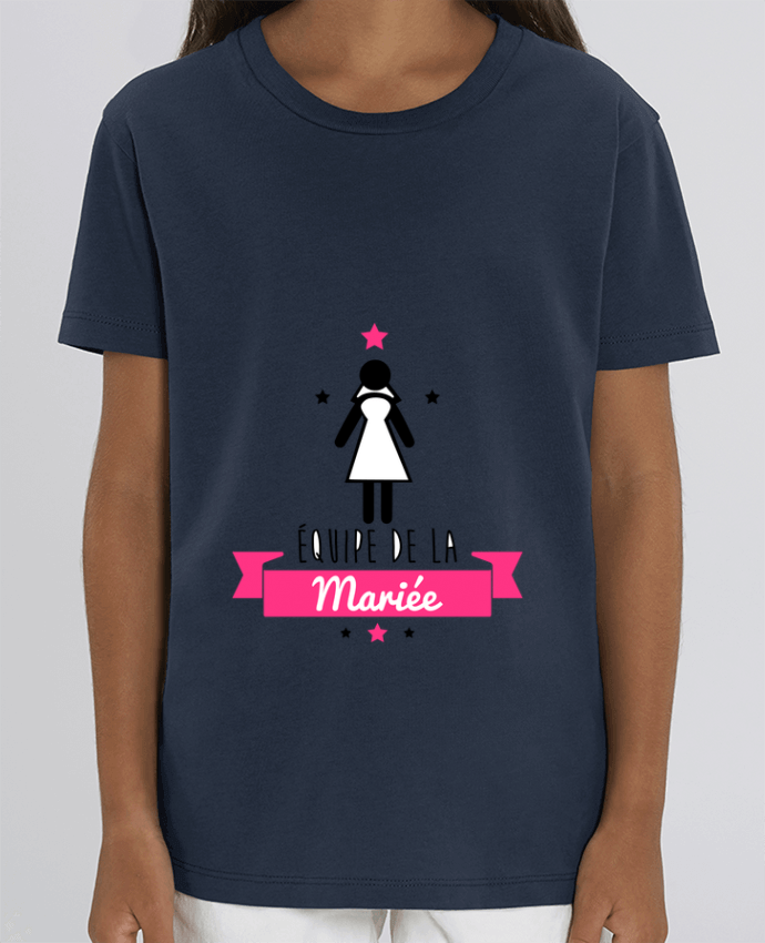 Camiseta Infantil Algodón Orgánico MINI CREATOR Equipe de la mariée Par Benichan