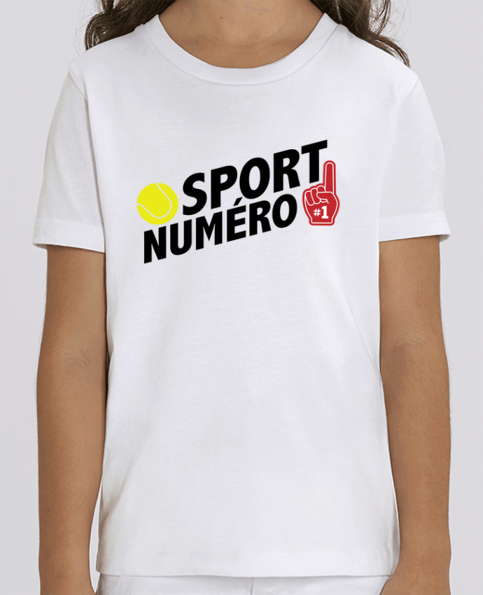 T-shirt Enfant Sport numéro 1 tennis Par tunetoo