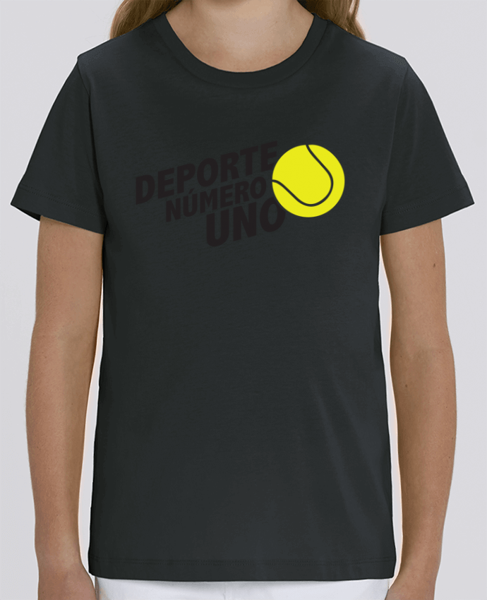 Camiseta Infantil Algodón Orgánico MINI CREATOR Deporte Número Uno Tennis Par tunetoo