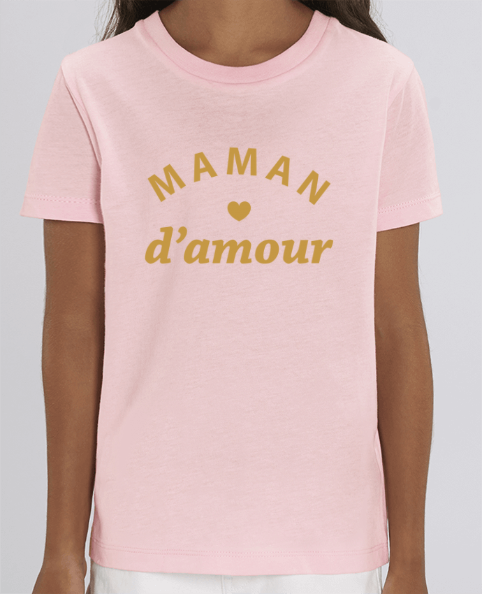 Camiseta Infantil Algodón Orgánico MINI CREATOR Maman d'amour Par arsen