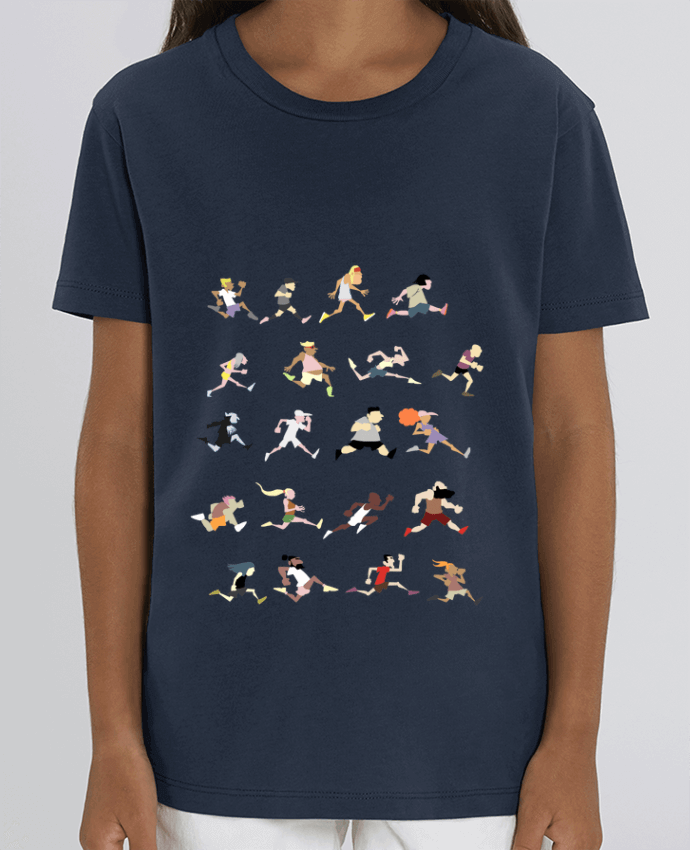 Camiseta Infantil Algodón Orgánico MINI CREATOR Runners ! Par Tomi Ax - tomiax.fr