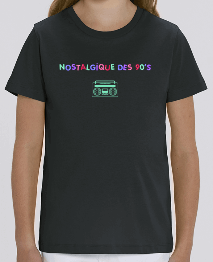 T-shirt Enfant Nostalgique 90s Stereo Par tunetoo