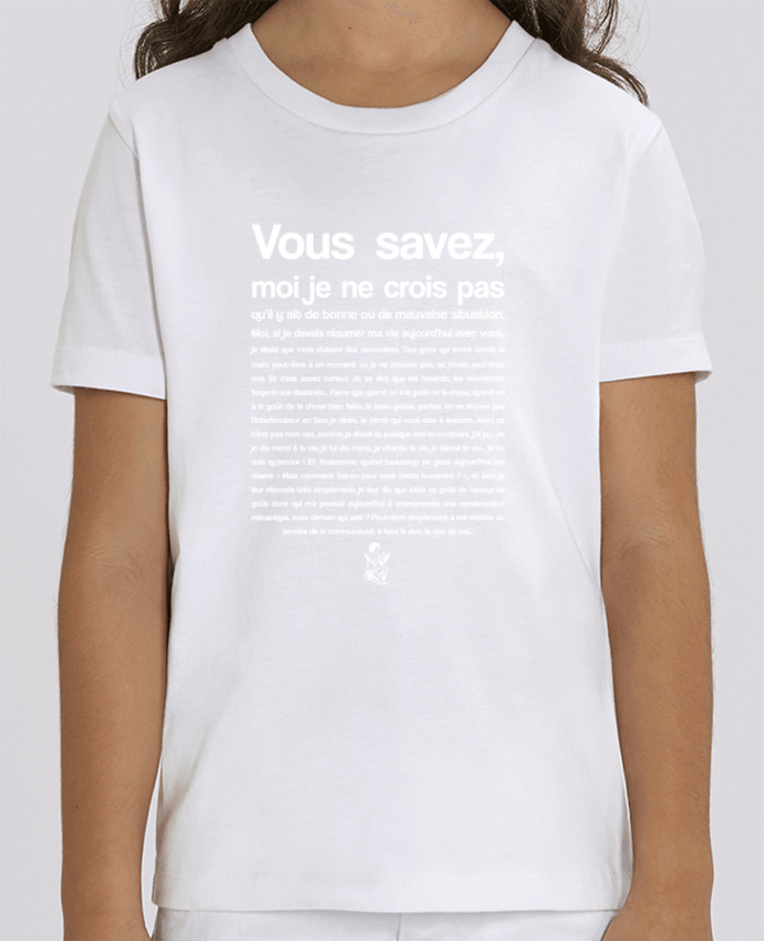 Kids T-shirt Mini Creator Citation Scribe Astérix Par tunetoo