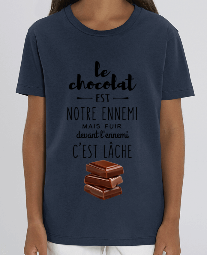 Camiseta Infantil Algodón Orgánico MINI CREATOR chocolat Par DesignMe