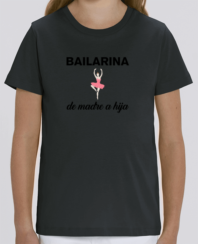 Camiseta Infantil Algodón Orgánico MINI CREATOR Bailarina de madre a hijo Par tunetoo