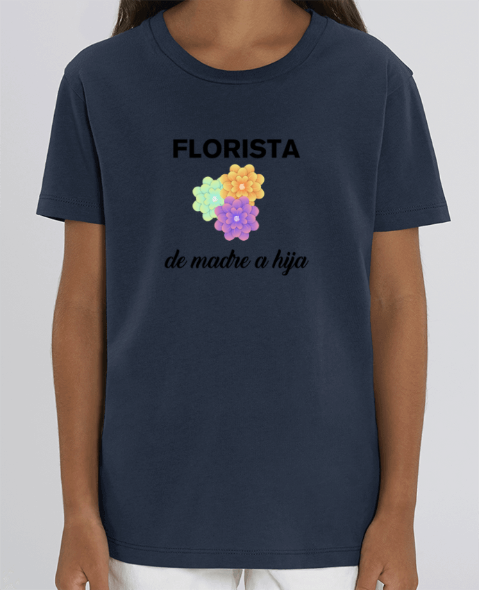 Camiseta Infantil Algodón Orgánico MINI CREATOR Florista de madre a hija Par tunetoo