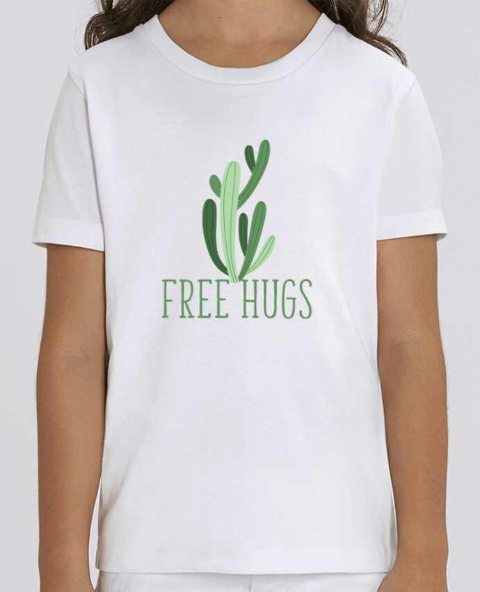 Tee Shirt Enfant Bio Stanley MINI CREATOR Free hugs Par justsayin