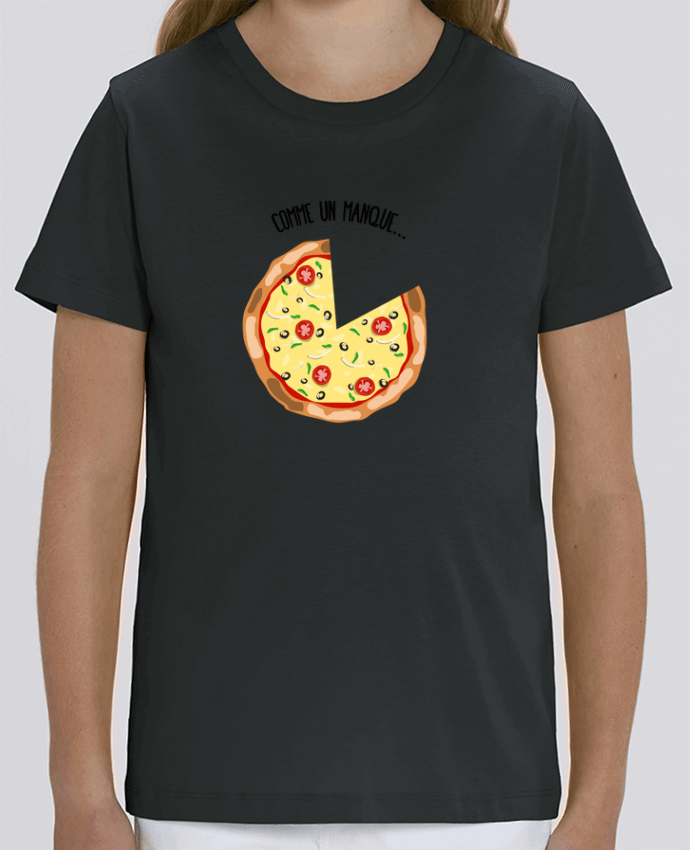 Camiseta Infantil Algodón Orgánico MINI CREATOR Pizza duo Par tunetoo