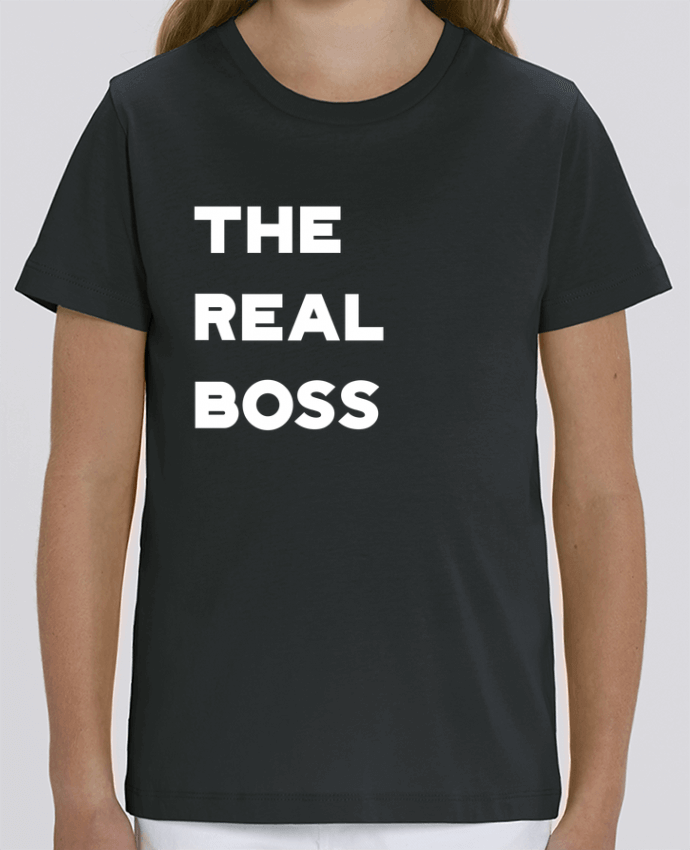 Tee Shirt Enfant Bio Stanley MINI CREATOR The real boss Par Original t-shirt