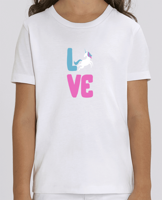 Tee Shirt Enfant Bio Stanley MINI CREATOR Unicorn love Par Original t-shirt