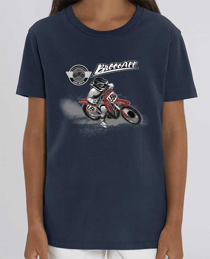 Camiseta Infantil Algodón Orgánico MINI CREATOR Motorcycle drift Par Original t-shirt