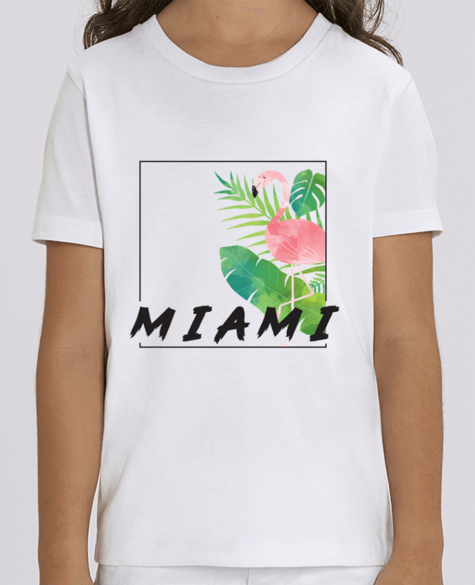 Camiseta Infantil Algodón Orgánico MINI CREATOR Miami Par KOIOS design