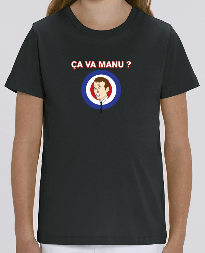 T-shirt Enfant Emmanuel Macron ça va manu ? Par tunetoo