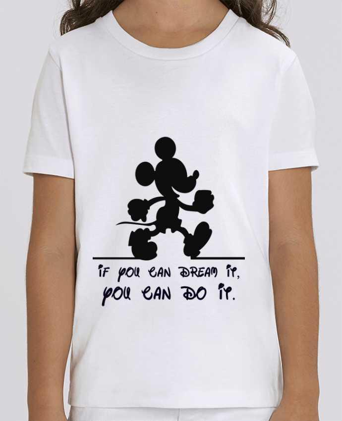 Camiseta Infantil Algodón Orgánico MINI CREATOR MICKEY DREAM Par La Taverne Du Geek