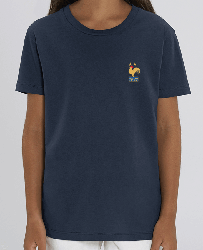 Camiseta Infantil Algodón Orgánico MINI CREATOR France champion du monde 2018 Par Mhax