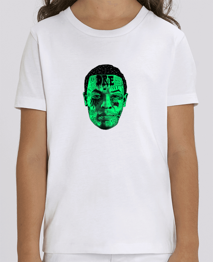 Camiseta Infantil Algodón Orgánico MINI CREATOR Dr.Dre head Par Nick cocozza