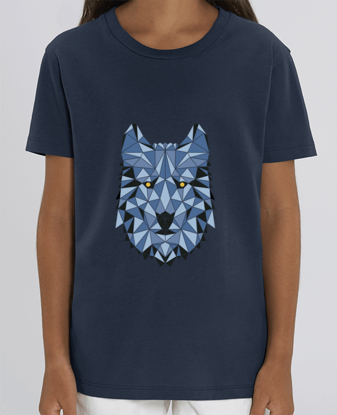 Kids T-shirt Mini Creator wolf - geometry 3 Par /wait-design